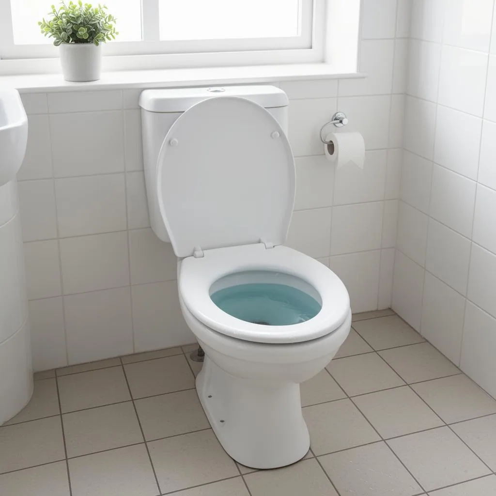Clogged toilet in Funchal